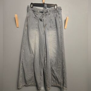 Kensie Jeans - The Kaya High Rise Wide Leg Ankle Jeans